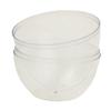 TG60437 Standing acrylic egg, plastic egg 12cm, for decorating, Easter decorations