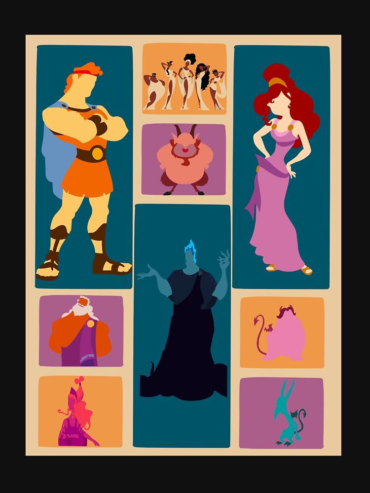 Hades Hercules Inspired Minimalist Design Classic T-Shirt