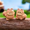 Adorable Forest Squirrel Resin Figurine For Creative Miniature Garden Decor