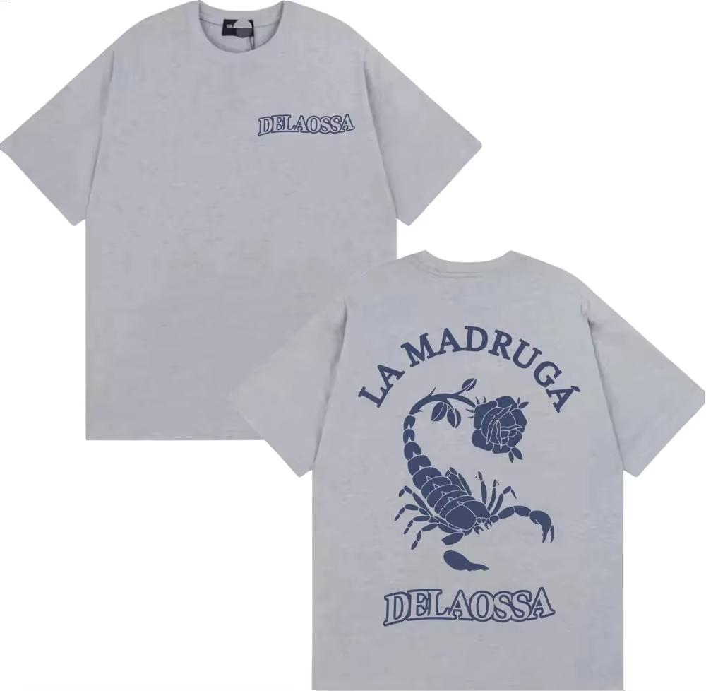 Rapper Delaossa La Madruga Tour 2026 Merch Tshirts Unisex Women Fashion Punk Hip Hop T Shirt High Quality Tshirt Tees Ins