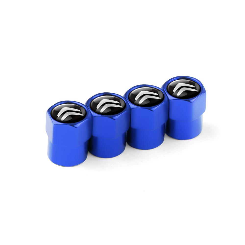 4PCS Aluminium Car Wheel Air Tire Valve Stem Caps Covers For Citroen C4 C3 C5 C1 Berlingo Celysee Cactus Picasso Accessories amb123