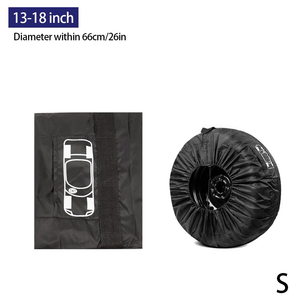 1 шт. Универсальные чехлы для запасных шин автомобиля, чехлы для хранения автомобильных колес, сумки для переноски шин для автомобильных колесных колпаков 13–18 дюймов, 19–23 дюйма