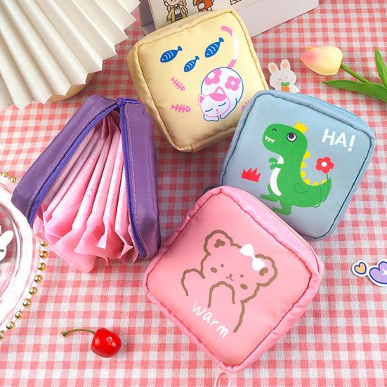 Полезный моющийся мультяшный легкий тампон с застежкой-молнией для женщин