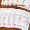 20/50/100Pcs Kawaii Transparent Sleeves Cute Photocard Sleeves Idol Photo Protective Storage Bag Graffiti Self-Adhesive Bag