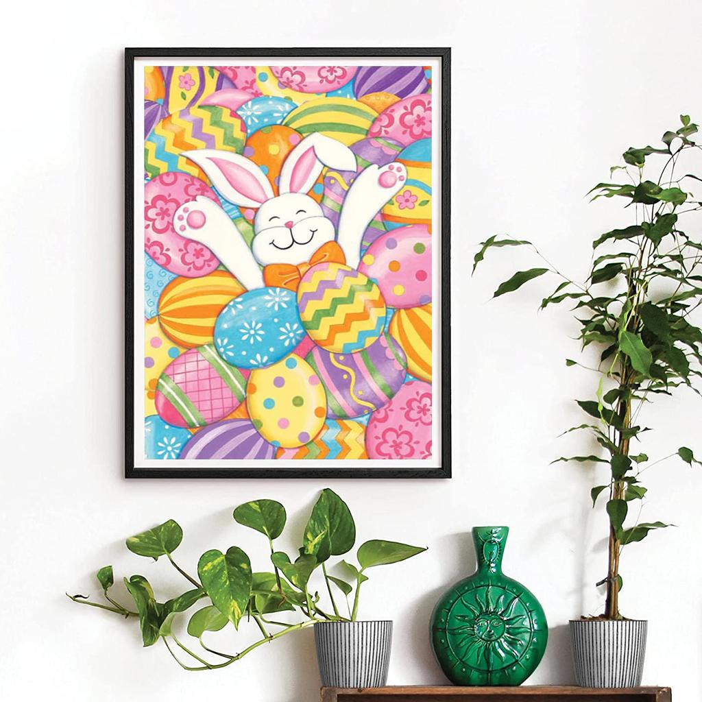 5D Diy алмазная живопись розовый кролик набор крестиков полная алмазная вышивка мозаика художественная картина стразы Декор подарок