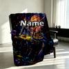 Custom Name Personalized Avatar Print Blanket, Home Decor, Bedroom, Sofa, Camping, Couch, Gifts for Birthday Christmas