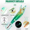 1 Piece of Artificial Luminous Shrimp Squid Jig Beating Fluorescent Fishing Bait Squid Bait Hard Pescal Fishing Accessories