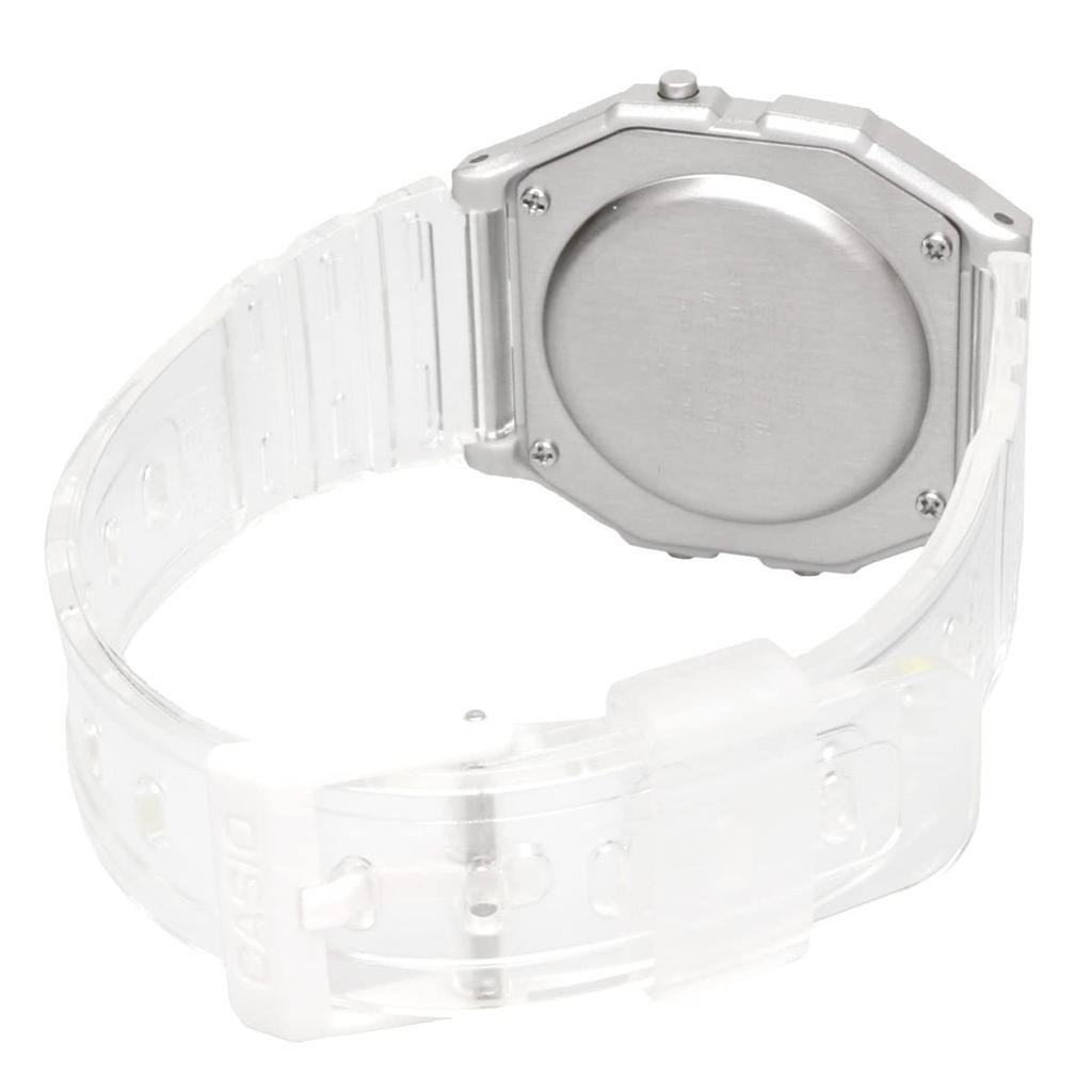 Casio Digital Watch Quartz Unisex Cheap Casio Clear F-91WS-7 [Item]