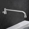 Wall Mounted Zinc Alloy Kitchen Faucet with Rotatable Spout Design 20cm