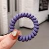 Korean Matte Elastic Spiral Hair Ring - Frosted Fairy Bracelet Hair Accessory