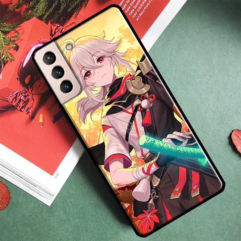 Genshin Impact Kaedehara Kazuha Phone Case For Samsung Galaxy S25 Ultra S9 S10 S20 S20 S21 S22 S23 Plus S24 FE Back Cover