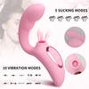 Clit Sucker Dildo Vibrator with Women's Stimulator Licking Nipple Suction Massager Heatable Vagina Masturbator Sex Toy for Woman