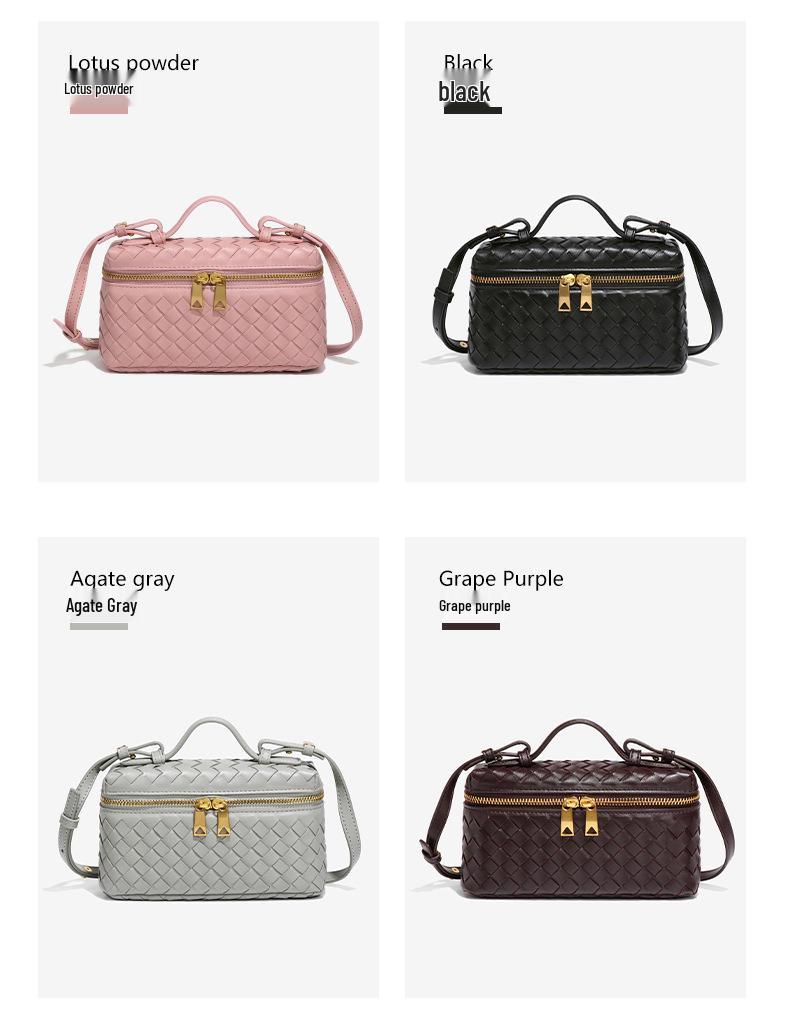 Новая классическая плетеная вручную сумка кроссбоди «Тофу» квадратной формы