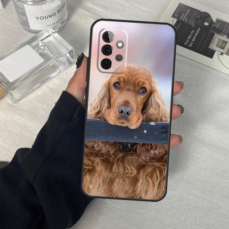 Чехол для телефона с собакой Кокер-спаниель для Samsung Galaxy A34 A54 A14 A13 A23 A33 A53 A73 A52 A42 A32 A22 A12 A51 A71