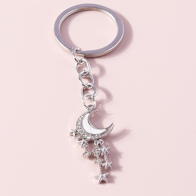 Chic Crystal Bow Bowknot Keychain Women Girls Key Ring Pendants for Car Key Holder Handbag Accessories DIY Jewelry Gifts