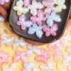 10 шт. флуоресцентные бабочки акриловые свободные бусины креативные DIY ювелирные аксессуары для ожерелий и сережек изготовление