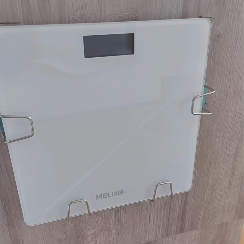 4 шт. Настенный держатель для весов, экономящая место полка для хранения весов для измерения жировой массы тела, с крепежом в комплекте