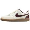 Nike Court Vision Low Sail Burgundy Crush Мужские кроссовки Кремовый Светло-Хаки Gum-Темно-Коричневый HV2530-101