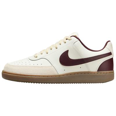 Court Vision Low Sail Burgundy Crush Мужские кроссовки Кремовый Светло-Хаки Gum-Темно-Коричневый HV2530-101