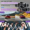 WIFI APP Dash Cam 4*1080P Video Recorder 3/4 Lens Car DVR 360 Degrees Rear View Camera 24H Parking Monitor Car Assecories