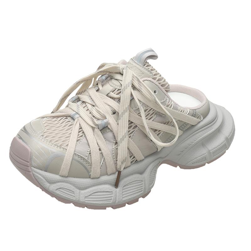 Модные женские полушлепанцы на платформе, женские сандалии, удобные слипоны, кроссовки для женщин, трендовые мюли, сандалии для хайкинга для женщин, для улицы