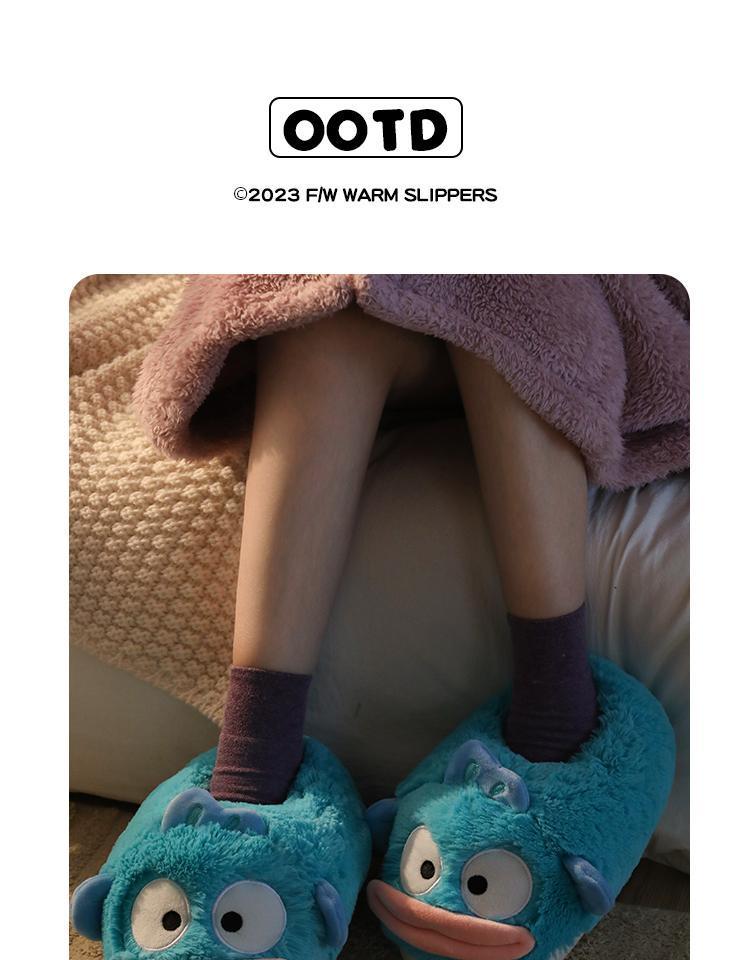 Уютные пушистые хлопковые тапочки: Нескользящий, теплый бархат, для пар - идеально подходит для осени/зимы