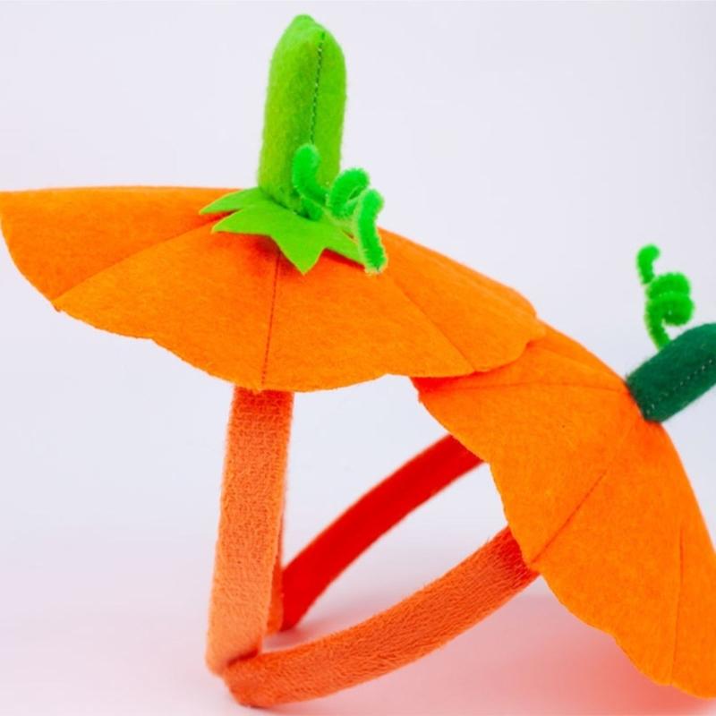 2 шт. Наборы для переодевания на Хэллоуин с тыквой включают повязку на голову с тыквой и юбку