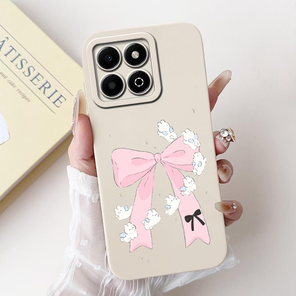 Colorful Flower Case For Honor X6b Coque Silicone Soft Cover For Huawei Honor X 6b 6a X6A Phone Cases Covers Bumper