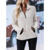 Women's Half Zipper Plush Sweatshirt