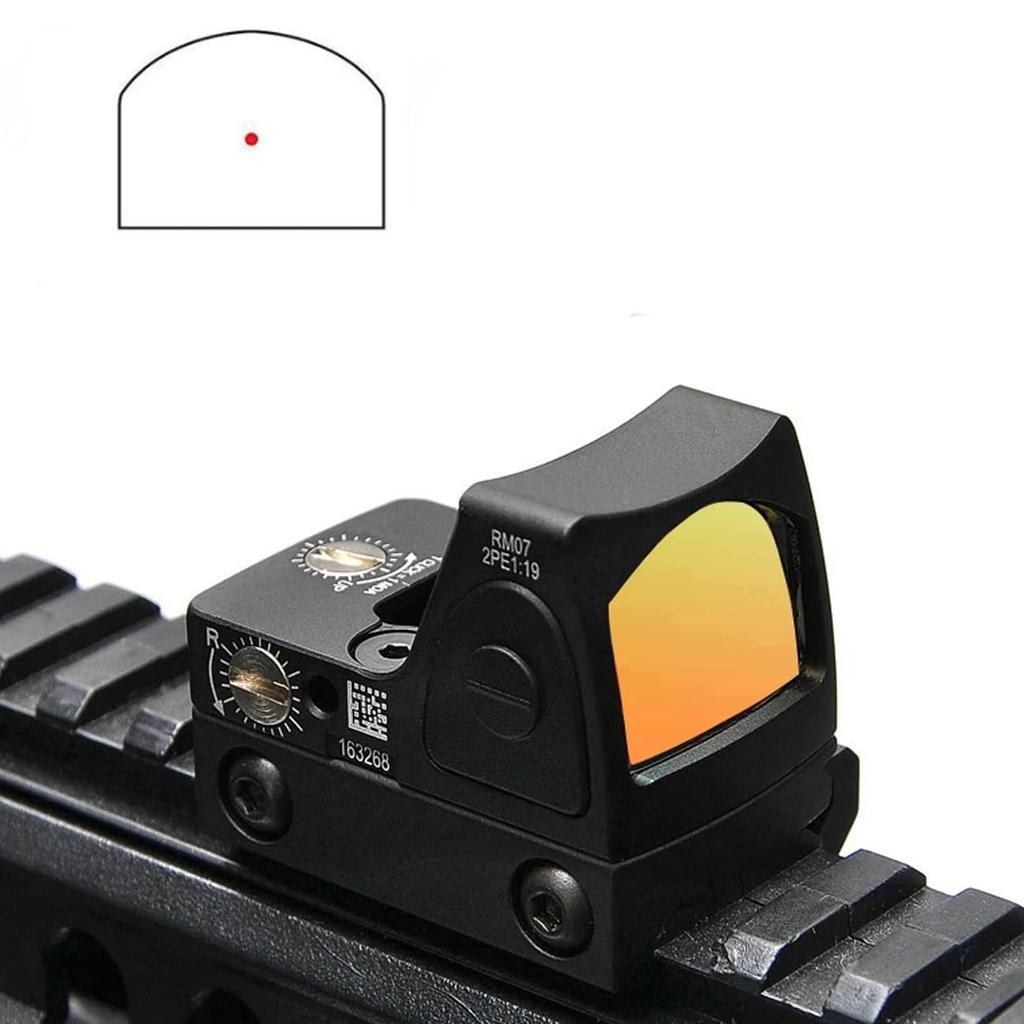 Коллиматорный прицел Trijicon RMR-типа с боковым управлением, красная точка, черный [Параллельный импорт]