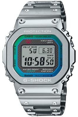 [Casio] Часы [Оригинальный отечественный продукт] Оснащены Bluetooth Полностью металлическим радио на солнечной батарее GMW-B5000PC-1JF Мужские серебристые