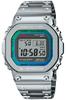 [Casio] Часы G-Shock [Оригинальный отечественный продукт] Оснащены Bluetooth Полностью металлическим радио на солнечной батарее GMW-B5000PC-1JF Мужские серебристые