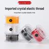 Imported Transparent Crystal Elastic Thread for DIY Beading/Bracelet/Buddha Beads - Durable, Non-Breakable