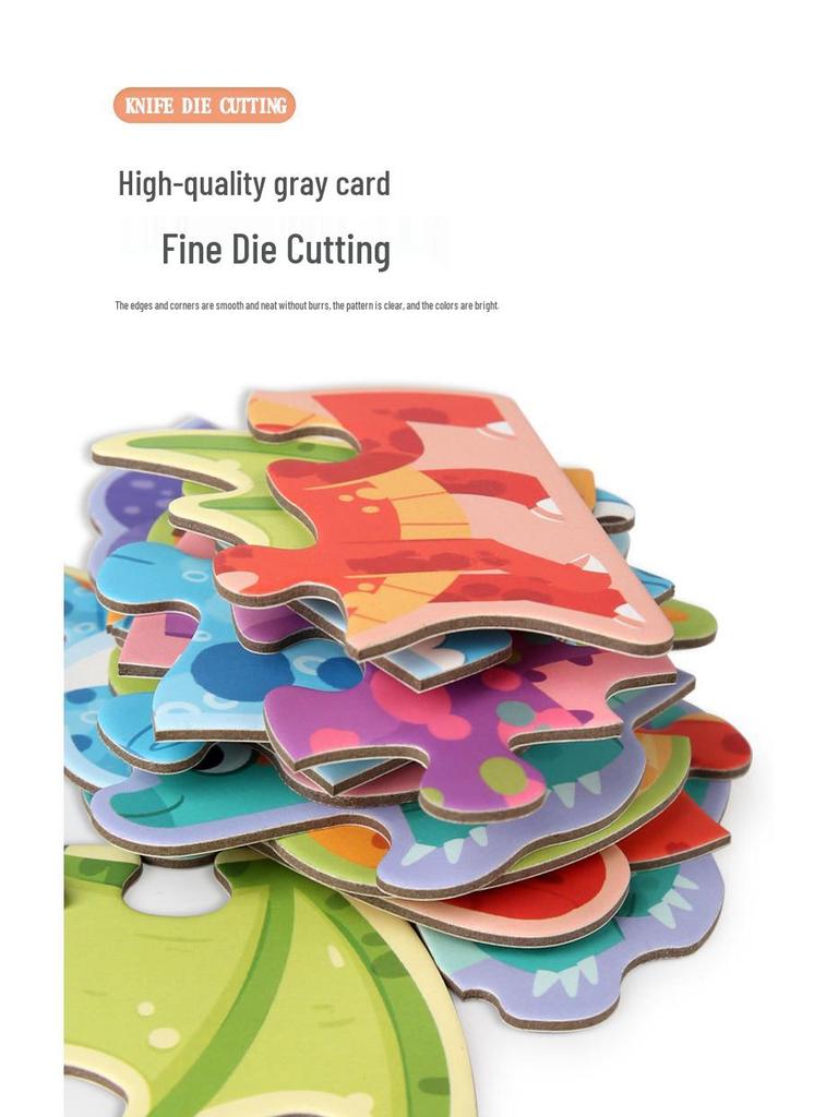 3+ Six-in-One Wooden Puzzle Box: Solid Wood Educational Toy for Girls and Boys, 60 Pieces