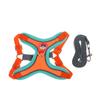 Adjustable Small Medium Dog Harness Leash Set Reflective No Pull Vest for Daily Walking Outdoor Activity