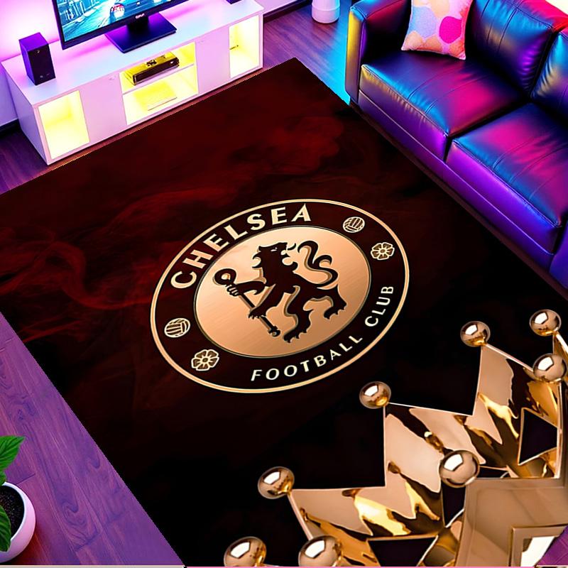 Chelsea F.C Print Rug, Washable Floor Carpet, For Entryway Dorm Laundry Room Office Study, Home Decor Birthday Christmas Gift
