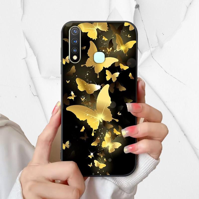 Чехол Для Vivo Y19 Y 19 Чехол Силиконовый Мягкий ТПУ Чехол Для Телефона Для Vivo Y19 1915 VIVOY19 Funda Capa Модный Ударопрочный Корпус Coque