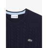 Lacoste Мужской круглый свитер S Cable Ah806e 54n Hde q2nAh806e 54nHde