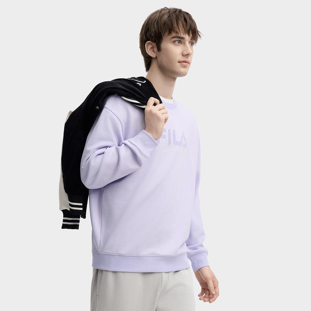FILA Sweatshirt Men's Light Taro Purple F11U439204FPR