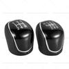 5/6Speed Car Leather Gear Shift knob for Ford S-Max C-Max Kuga Galaxy Mondeo4 Mk4 Transit Tourneo Connect Focus Auto Accessories