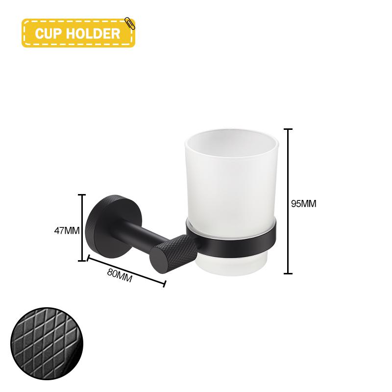 Матово-черный настенный держатель для полотенец из нержавеющей стали, крючок для халата, держатель для бумаги, держатель для туалетной щетки, аксессуары для ванной комнаты