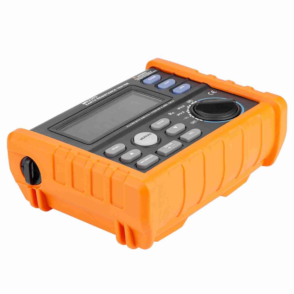 PEAKMETER MS2302 Digital Earth Resistance Tester 0 4K Ohm 100 Groups Data Logging