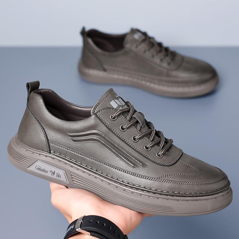 Итальянская натуральная кожа повседневная обувь мужские туфли оксфорды на шнуровке обувь для ходьбы на открытом воздухе 2024 деловая обувь кроссовки обувь для вождения
