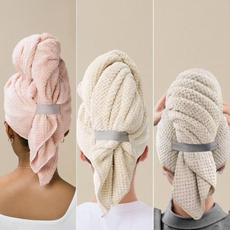 1 шт. Шапочка для душа Волшебная микрофибра для волос Быстросохнущее полотенце-сушилка Банная обертка Шапочка Быстрая шапка Тюрбан Сухая шапочка для душа Шапочка для волос
