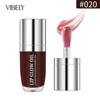VIBELY Water Light Transparent Glass Lip Oil Mirror Moisturizing, Moisturizing, Smooth, Lip Gloss, Not Sticking Cup Red