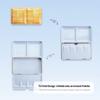 Empty Folding Iron Case Foldable Watercolor Paint Box Portable Art Supplies Box  Watercolor Paint