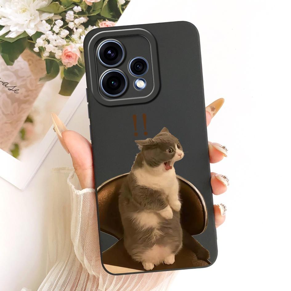 Чехол для OPPO Reno 15 5G Чехол-крышка для Reno 15 Pro CPH2813 CPH2825 Новый стильный цветочный чехол из мягкого силикона для телефона OPPO Reno15 15c