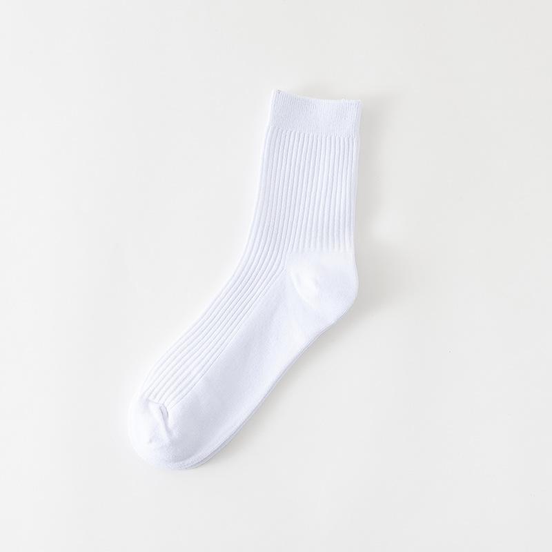 Мужские осенне-зимние носки-гольфы коммерческие однотонные хлопковые