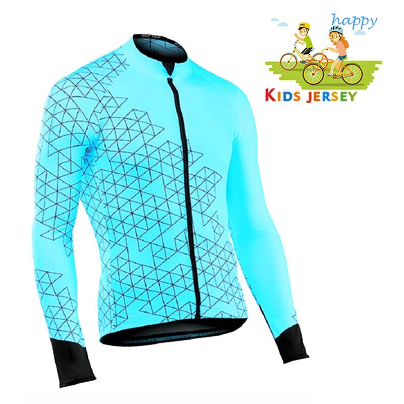 Children Long Sleeve Cycling Jersey 2026 Autumn Kids Cycling Jersey Set Boy Girl MTB Bicycle Breathable Cycling Clothing