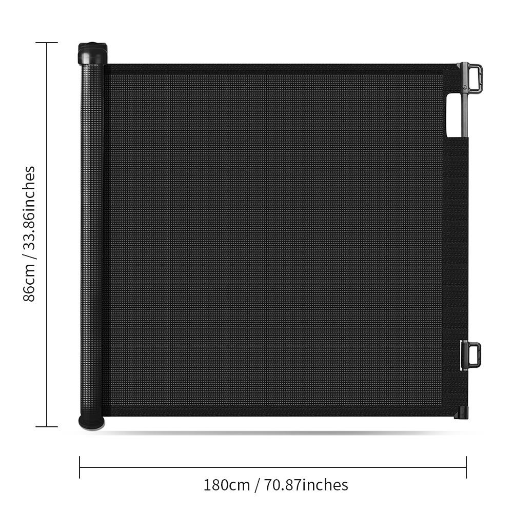 Aoresac Автоматические выдвижные лестничные ворота / Детские ворота / Защитные ворота / Ворота для домашних животных / Ворота для собак / Подходит для проемов между
